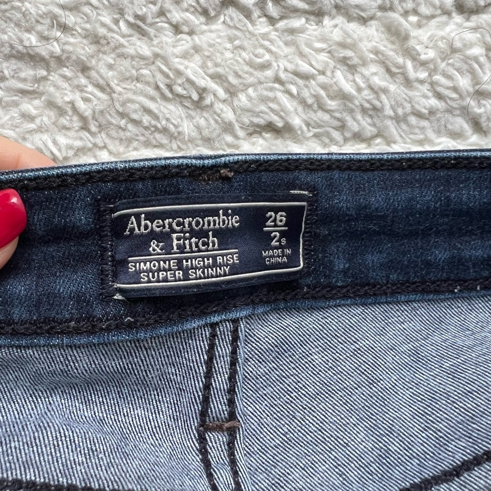 Abercrombie & Fitch Dark Blue Skinny Jeans - Picture 3 of 3